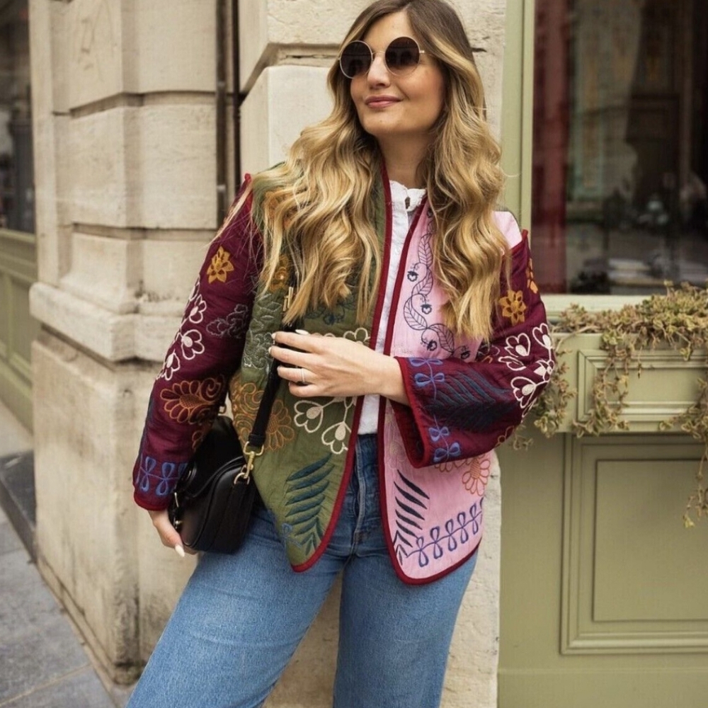 NWT Zara Embroidered Jacket - Picture 7 of 13
